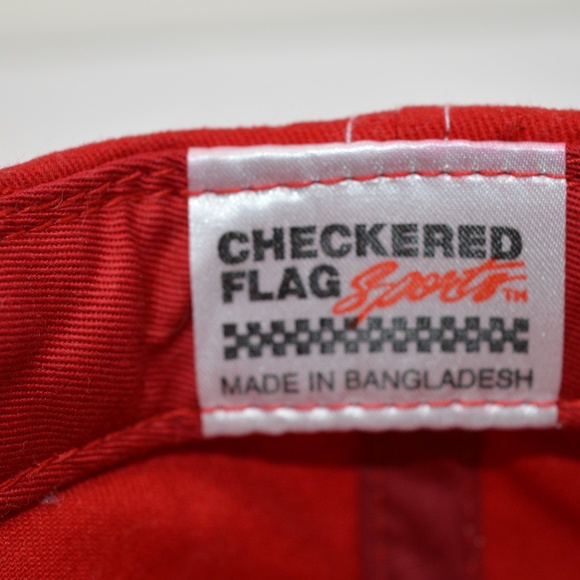 Nascar Red Racing Adjustable Hat - Picture 7 of 8